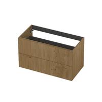 INK - Onderkast 2L Fineer Gefreesd Tbv Greep - 900x450x520 Mm - Natur - thumbnail