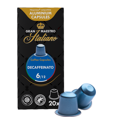 Gran Maestro Italiano Decaffeinato - 20 koffiecups