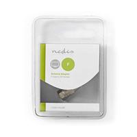 Nedis Satelliet- en Antenne-Adapter | F-Male naar IEC Female | 1 stuks - CSGB41952ME CSGB41952ME - thumbnail