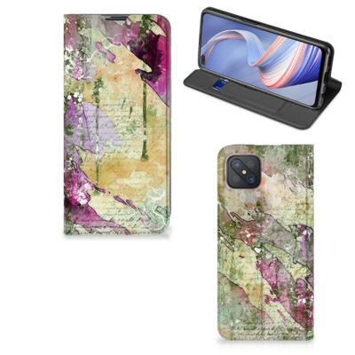 Bookcase OPPO Reno4 Z 5G Letter Painting Bookcase OPPO Reno4 Z 5G Letter Painting