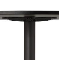 ALTEREGO ATLANTA Ronde bureautafel, zwart - Zwart - thumbnail