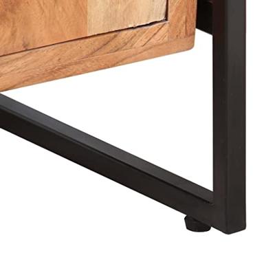 VidaXL Boekenkast met 4 schappen 80x30x180 cm massief acaciahout