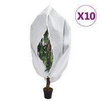 Plantenhoezen met ritssluiting 10 st 70 g/m² 3,93x3,5 m - thumbnail