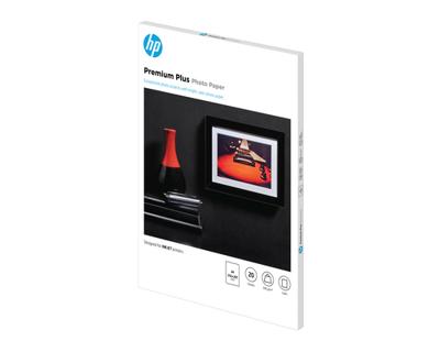 HP Premium Plus fotopapier ft A4, 300 g, pak van 20 vel, semi-glanzend