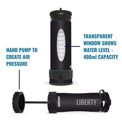 Lifesaver Liberty 2000 Waterfilter Black