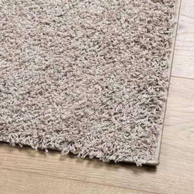 VidaXL Vloerkleed pamplona shaggy hoogpolig modern 120x170 cm beige