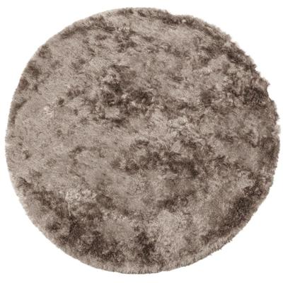 WOOOD Rond Vloerkleed 'Praline' Ø200cm, kleur Nougat