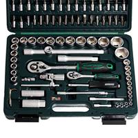 Brüder Mannesmann M98410 Dopsleutelset Metrisch 1/4 (6.3 mm), 1/2 (12.5 mm) 94-delig - thumbnail