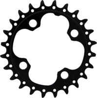 SHIMANO kettingblad "slx" chain ring shim. slx 24t.ae 4-arm,64mm sil. - thumbnail