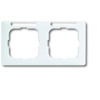 Busch-Jaeger 2CKA001754A4060 Frame Frame 2-voudig Zuiver wit (RAL 9010), Wit 1 stuk(s) - thumbnail