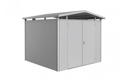 Biohort Panorama Gr. P4 metalen tuinhuis met dubbele deur 273x278 cm zilvergrijs metallic Biohort Panorama Gr. P4 metalen tuinhuis met dubbele deur 273x278 cm zilvergrijs metallic
