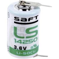 Saft LS 14250 2PF Speciale batterij 1/2 AA U-soldeerpinnen Lithium 3.6 V 1200 mAh 1 stuk(s) - thumbnail
