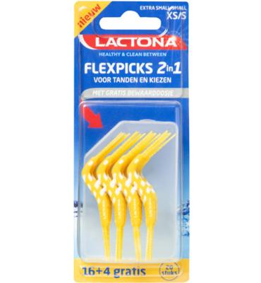 Lactona Flexpicks 2in1 XS/S Tandenstokers Lactona Flexpicks 2in1 XS/S Tandenstokers