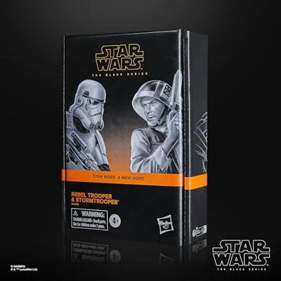 Star Wars Episode IV Black Series Action Figure 2-Pack Rebel Trooper & Stormtrooper 15 cm