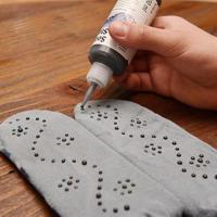 Creativ Company Sock-stop antislip, lichtrood, 100 ml/ 1 fles - thumbnail