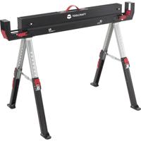 TOOLCRAFT TO-10311630 Werkbok Staal Opklapbaar, In hoogte verstelbaar 590 kg (b x d) 1157 mm x 687 mm 9.75 kg 1 stuk(s) - thumbnail