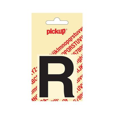 Deco letter r helvetica zwart 60 mm Pickup - Pickup