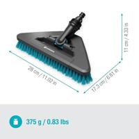 Reinigingsborstel Gardena Flex 18814-20 Cleansystem Stug Driehoekig - thumbnail