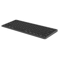 Rapoo uck-6001 ultraslim keyboard 8in1 usb-c multiport hub zwart - thumbnail