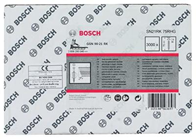 Bosch Accessories 2608200040 Nagel met ronde kop (papiergebonden) SN21RK Afmeting, lengte 75 mm 3000 stuk(s) Bosch Accessories 2608200040 Nagel met ronde kop (papiergebonden) SN21RK Afmeting, lengte 75 mm 3000 stuk(s)