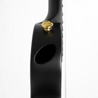 Cascha HH 2258 carbon fiber concert ukelele set zwart - thumbnail
