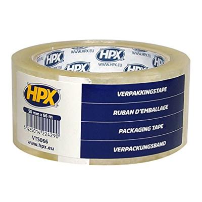 HPX verpakkingstape - transparant - 50mm x 66m