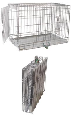 Draadkooi 2-deurs verzinkt nr. 4 106x69x79 cm Gebr. de Boon - Gebr de boon