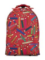 Dolce & Gabbana Kids TEEN pencil print suitcase - Red - thumbnail