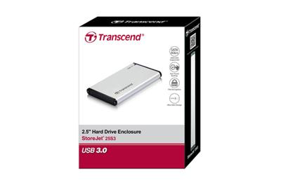 Transcend TS0GSJ25S3 SATA-HDD-behuizing 2.5 inch USB-A 3.2 Gen 1