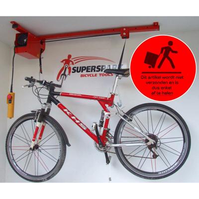 Superspark fietstakel 200kg sbt/810em elektrisch rood Superspark fietstakel 200kg sbt/810em elektrisch rood