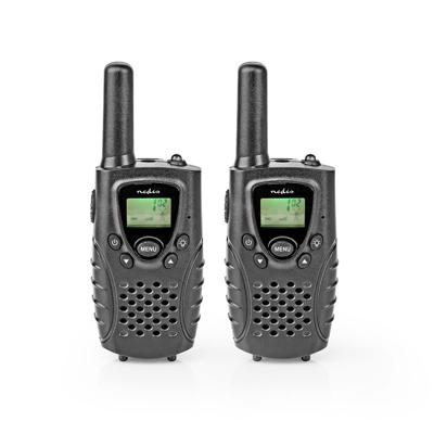 Walkie-Talkie | Bereik 8 km | 8 Kanalen | VOX | 2 Stuks | Zwart Walkie-Talkie | Bereik 8 km | 8 Kanalen | VOX | 2 Stuks | Zwart