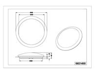 Trio PlafonnièreFrodeno 48cm RVS - 680214800 - thumbnail