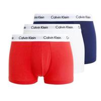 Calvin Klein boxershorts low rise rood-wit-blauw - thumbnail