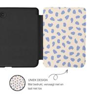 Lunso Kobo Clara BW / Clara Colour hoesje (6 inch) - Vegan Saffiano Leren Sleep Cover - Azure Pebble - thumbnail