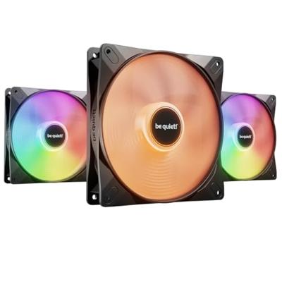 Be Quiet! light wings lx pwm rgb case fans (zwart, 3 stuks, 140 x 140 x 25 mm)