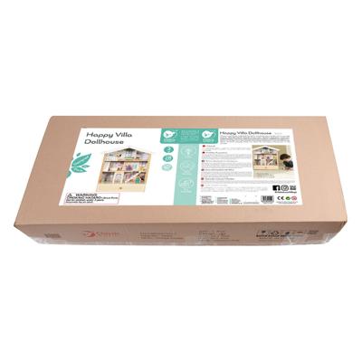 Classic World world happy villa houten poppenhuis, 28dlg.