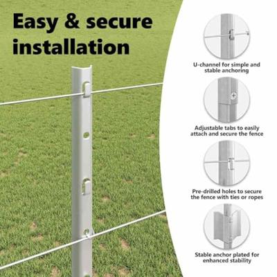 VidaXL Hek met paal zilver 1,2 x 25 m staal