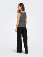 Only Onlea Glitter S/l 2-ways Top Jrs Noos Tops En Singlets Black Silver Glitter - thumbnail