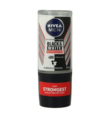 Men deodorant roller black & white max protection 50 Milliliter