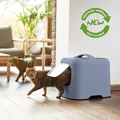 Rotho biala kattenbak blauw - thumbnail