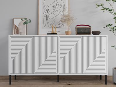 Dressoir EVOLI 4 deuren wit Dressoir EVOLI 4 deuren wit