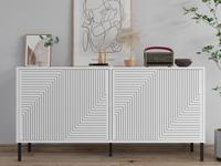 Dressoir EVOLI 4 deuren wit - thumbnail