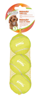 Pawise Squeaky Tennis Ball 6 cm 3-pack - thumbnail
