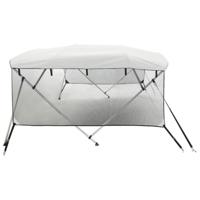VidaXL Biminitop 4 bogen met mesh zijwanden 243x(200-213)x137 cm - thumbnail