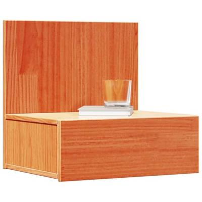 Wandbevestigde nachttafel 2 pcs Wasbruin 42 x 32,5 x 40 cm