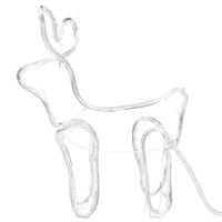 VidaXL Buitenkerstversiering rendier en slee 576 led&apos;s - thumbnail