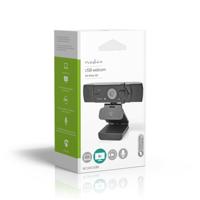 Nedis Webcam | Full HD@60fps / 4K@30fps | Zwart | 1 stuks - WCAM120BK WCAM120BK - thumbnail