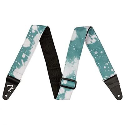 Fender Tie Dye Acid Wash gitaarband Teal (groen/blauw)