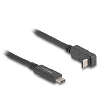 DeLOCK 80034 USB-kabel USB 3.2 Gen 2 (3.1 Gen 2) 1 m USB C Zwart - thumbnail