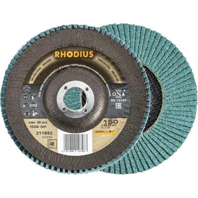 Rhodius 211692 LSZ F3 Lamellenschijf RVS, Staal 10 stuk(s) Rhodius 211692 LSZ F3 Lamellenschijf RVS, Staal 10 stuk(s)